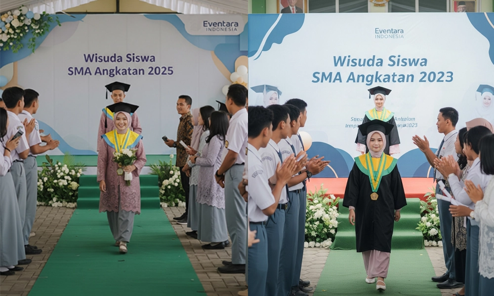 Paket perpisahan sekolah standar untuk 100-300 siswa