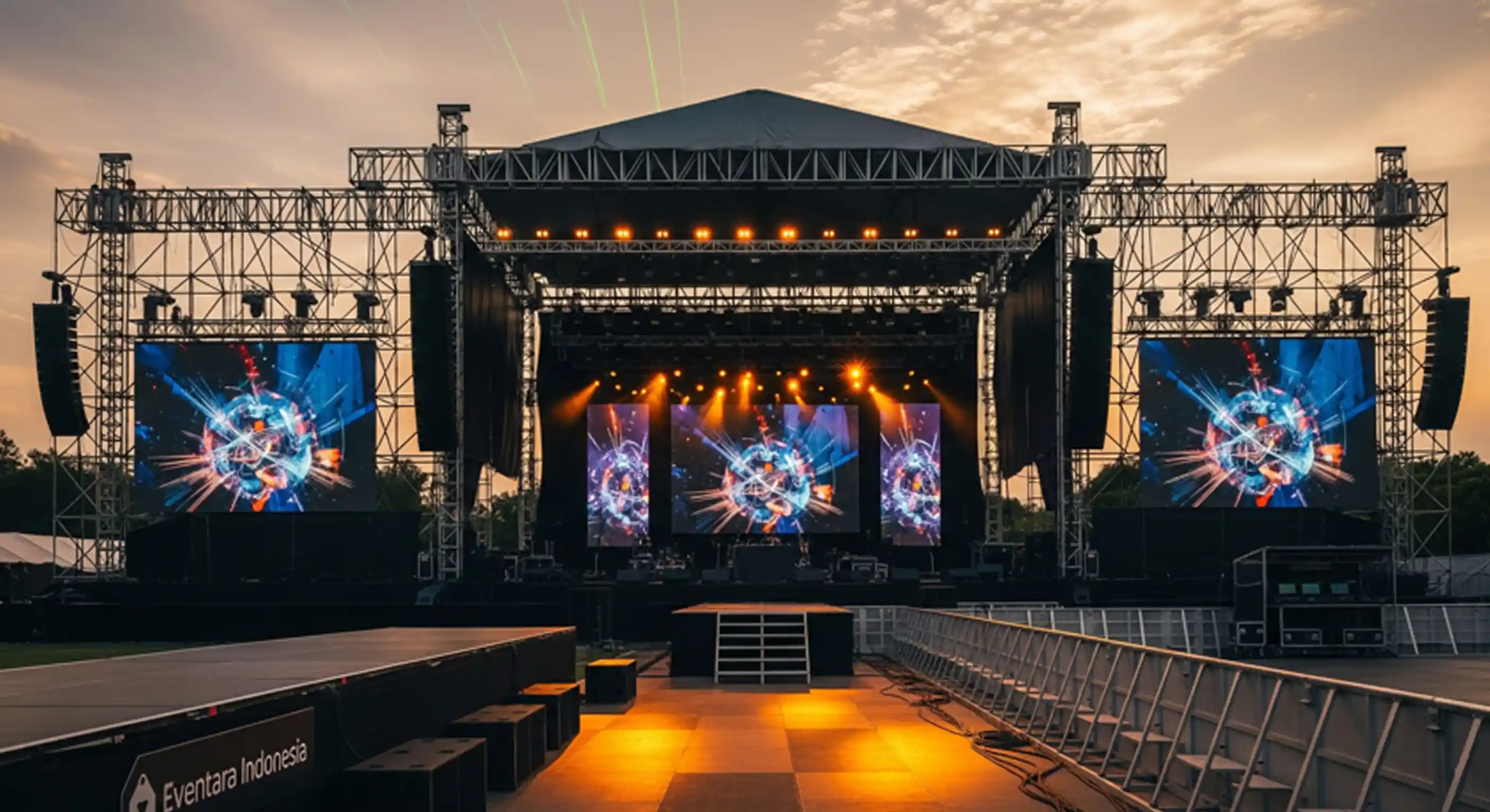 panggung konser megah
