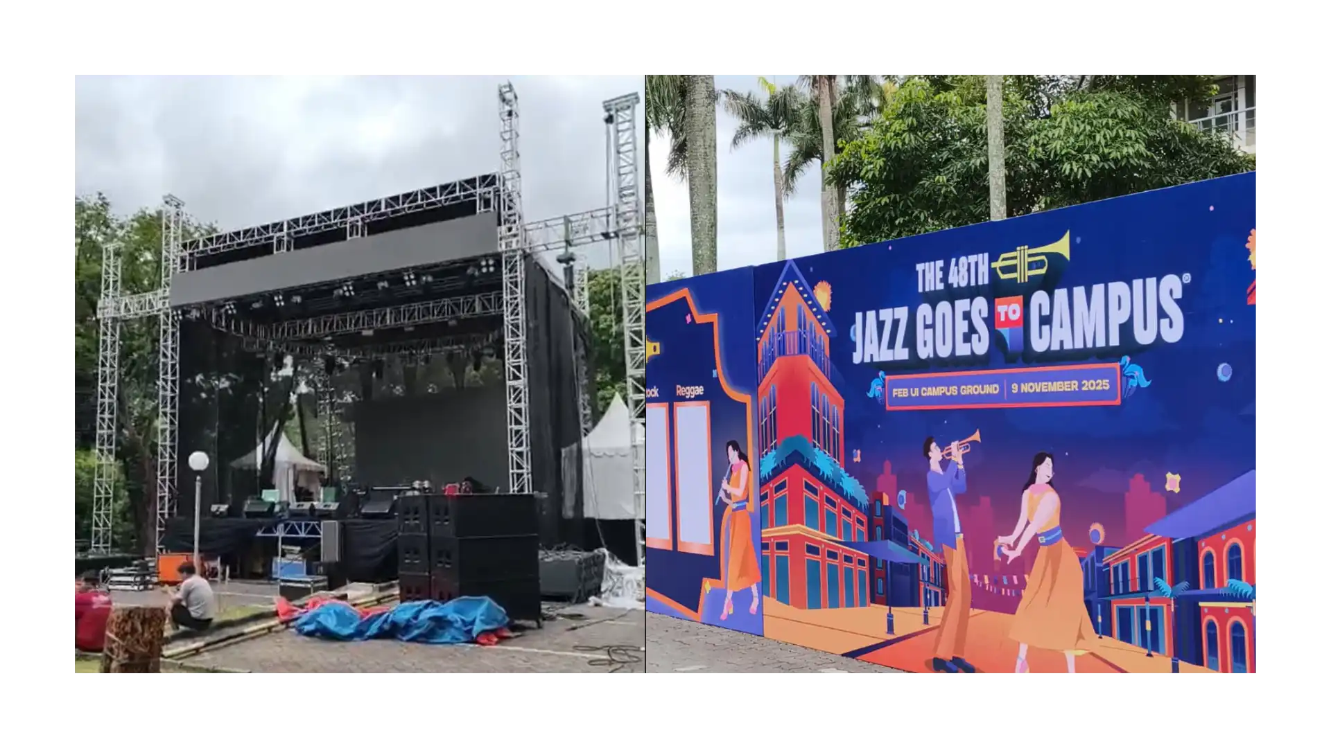 Outdoor festival event Jazz Goes to Campus 2025