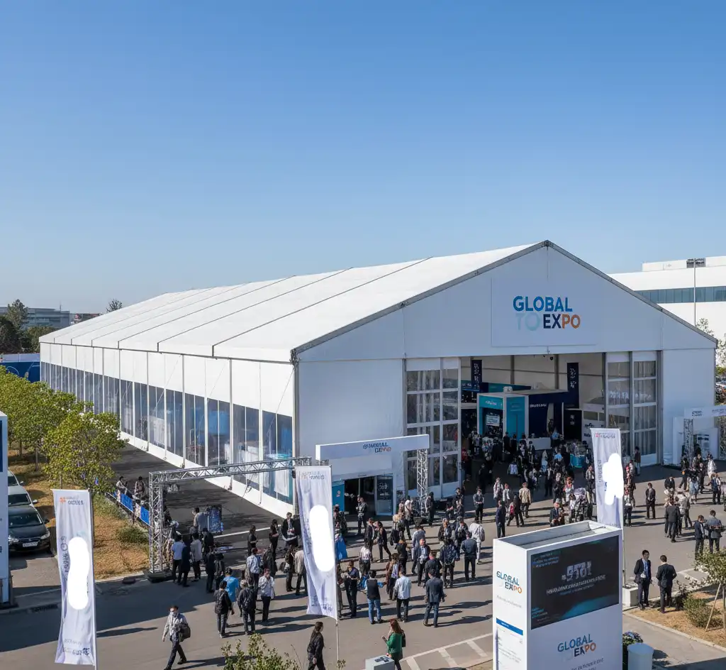 Tenda hanggar skala besar