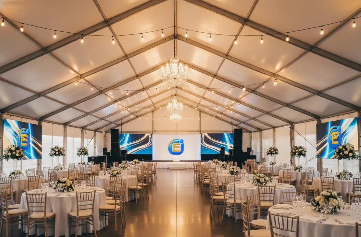 Panggung dan lighting konser