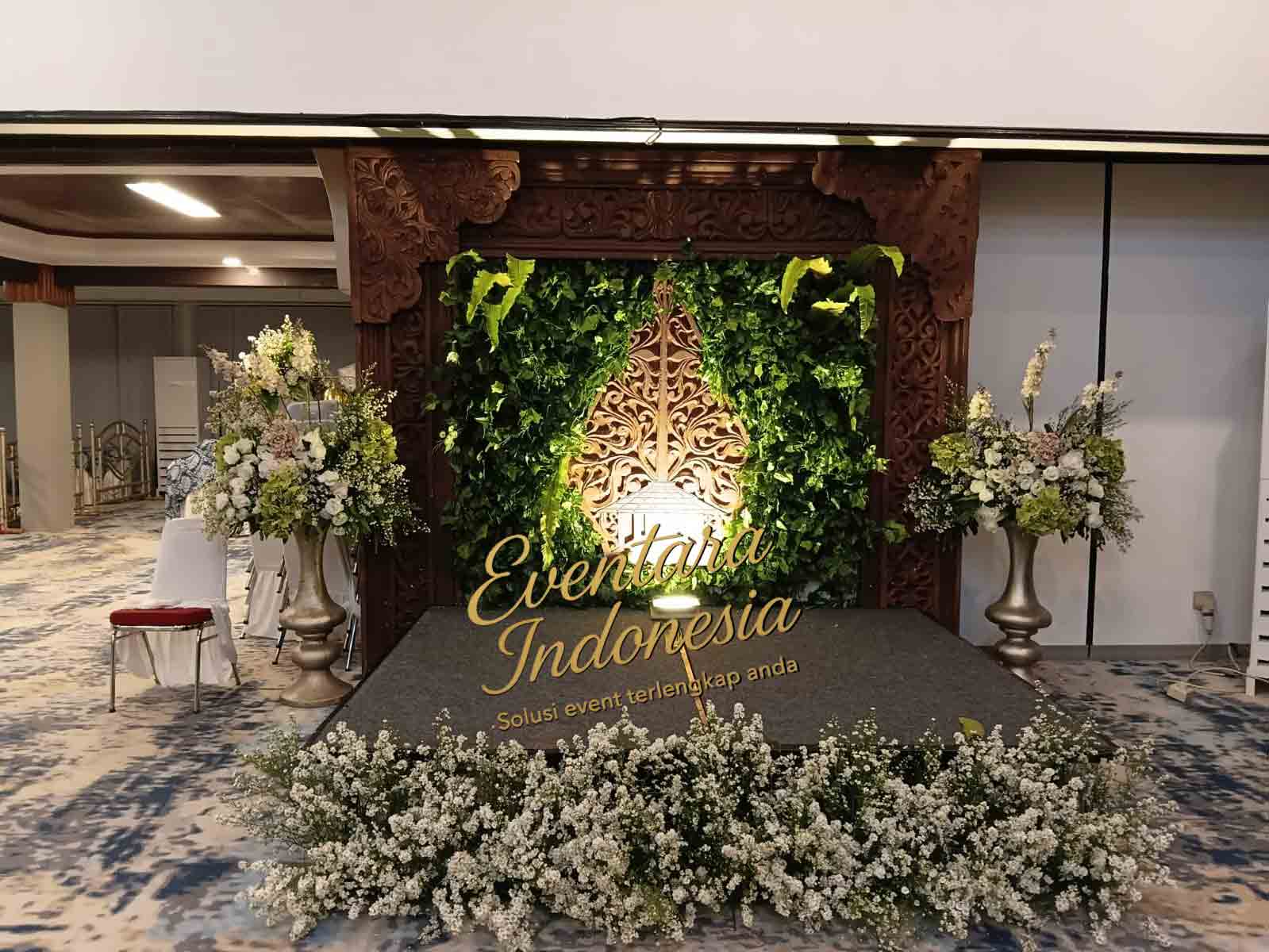 Foto real project dekorasi pernikahan adat jawa