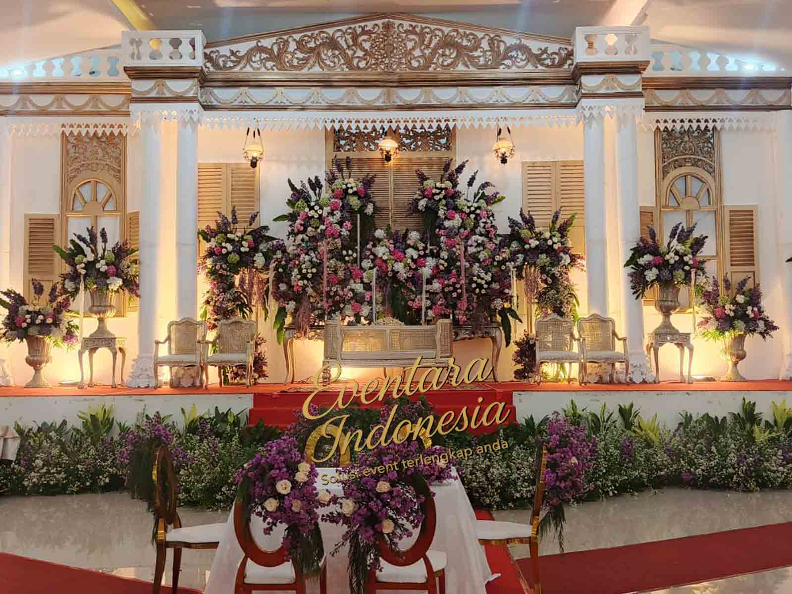 Foto real project dekorasi pernikahan adat betawi oleh Eventara Indonesia
