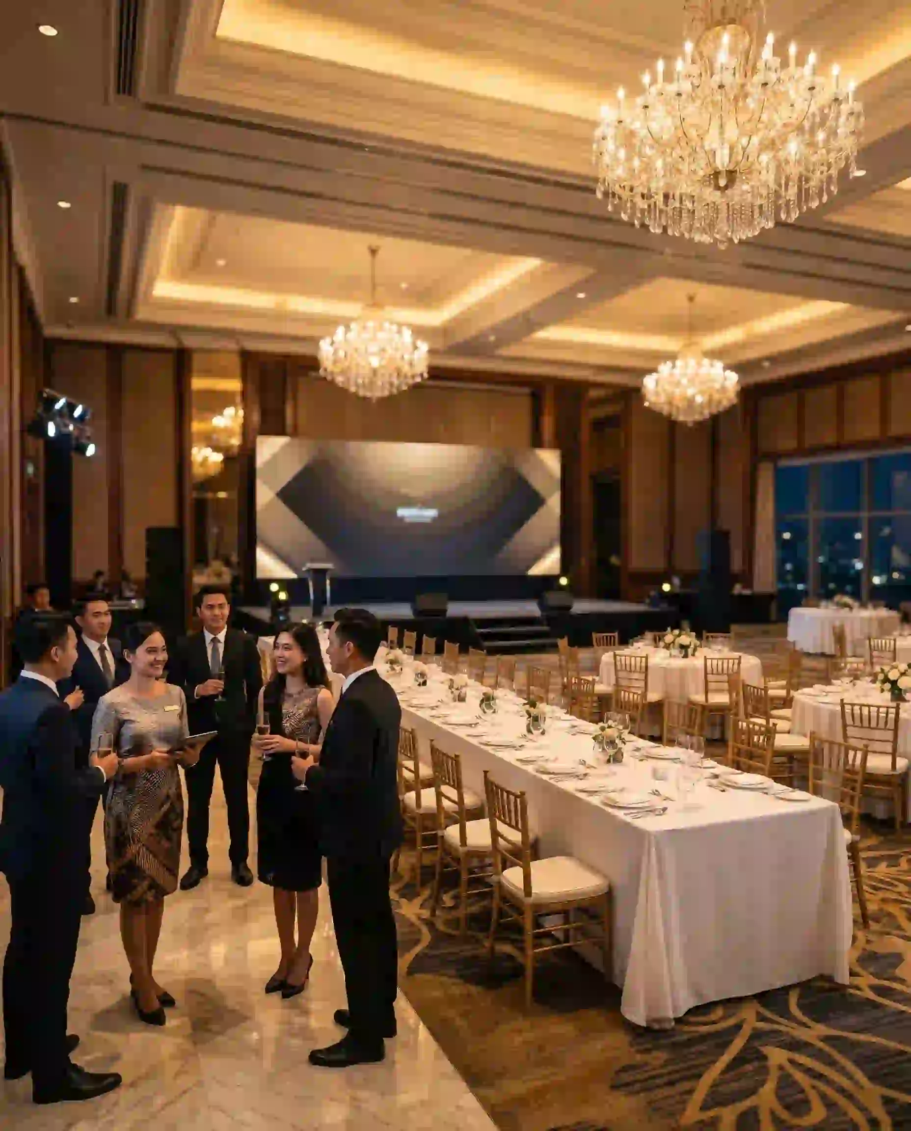 Corporate Gala Dinner Premium Eventara Indonesia - Event 800 Pax dengan Setup Profesional dan Elegan