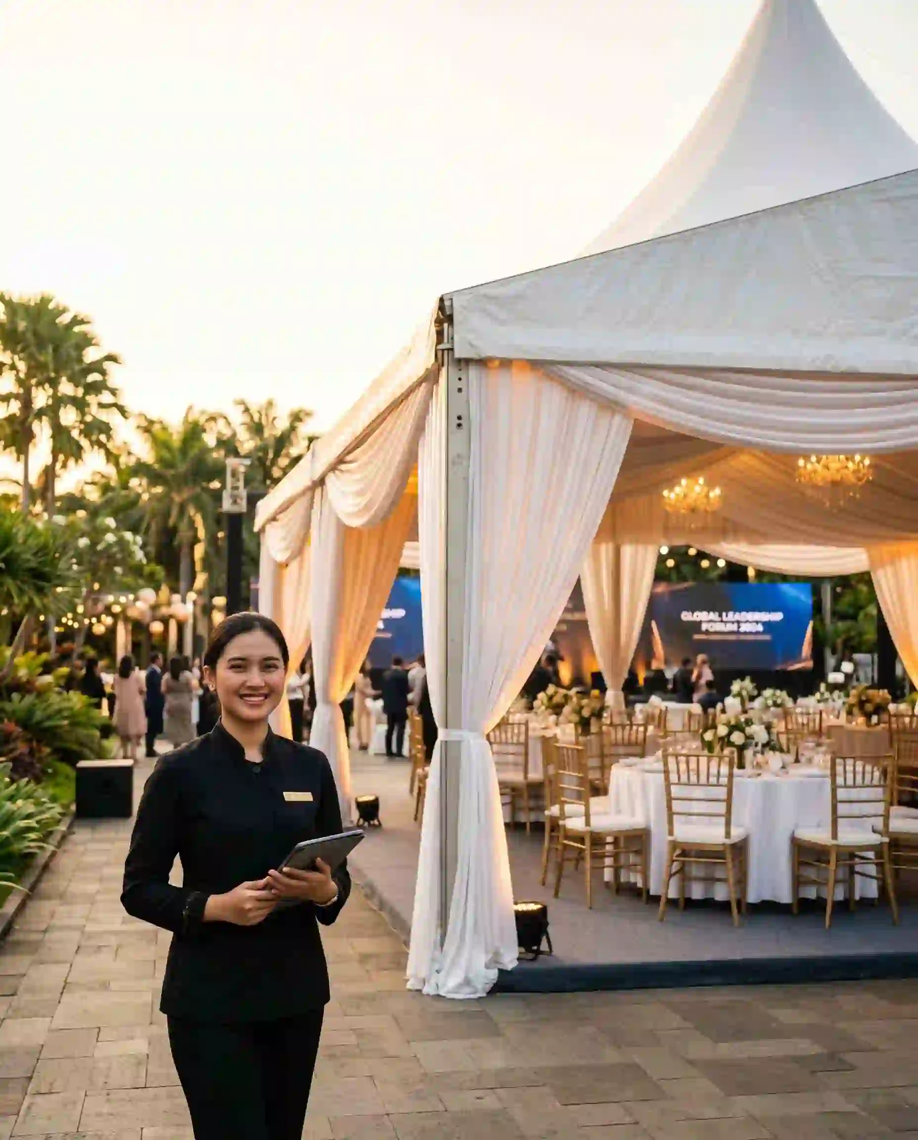 Sewa Tenda Event Premium Eventara Indonesia - Tenda Besar untuk Acara Corporate, Pernikahan, dan Event Resmi