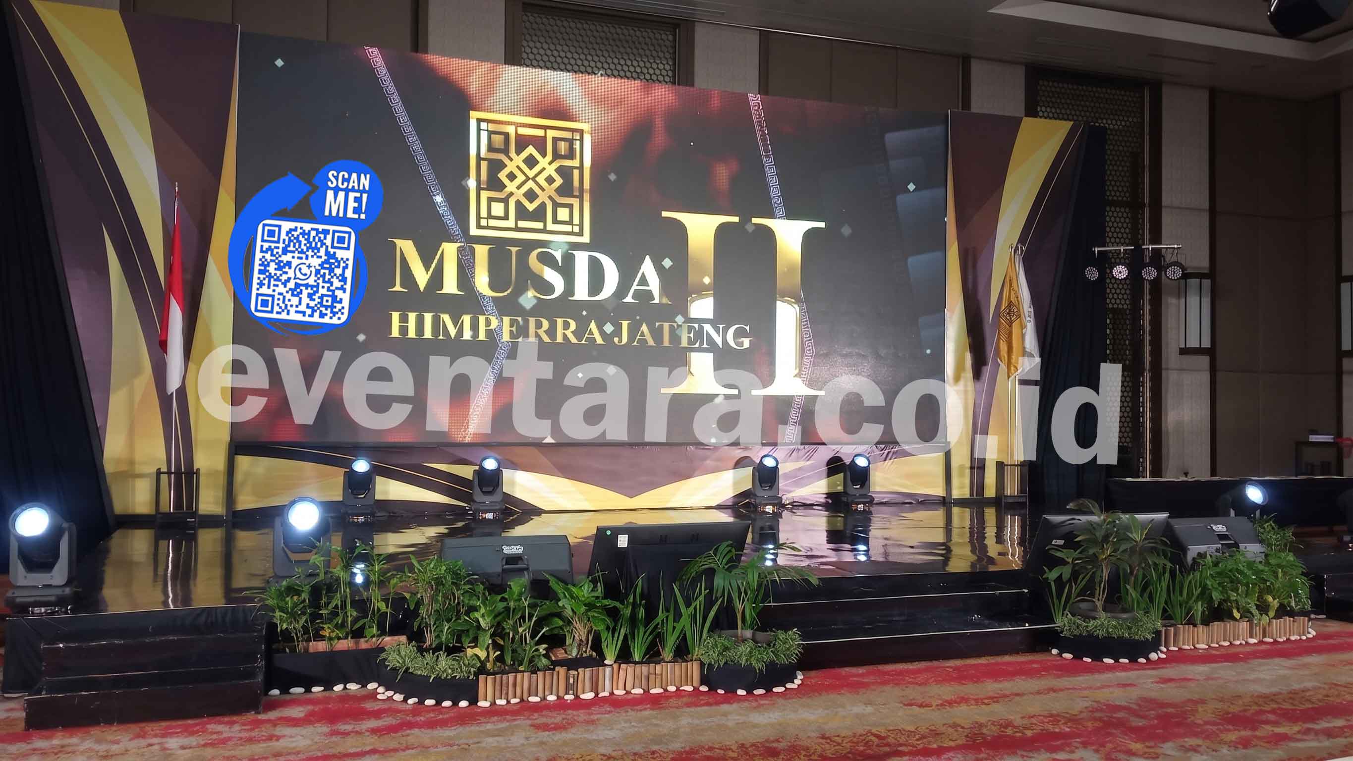 Panggung corporate event annual gathering Bandung profesional