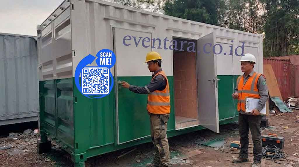 Unit toilet container proyek gedung bertingkat dan apartemen SURABAYA