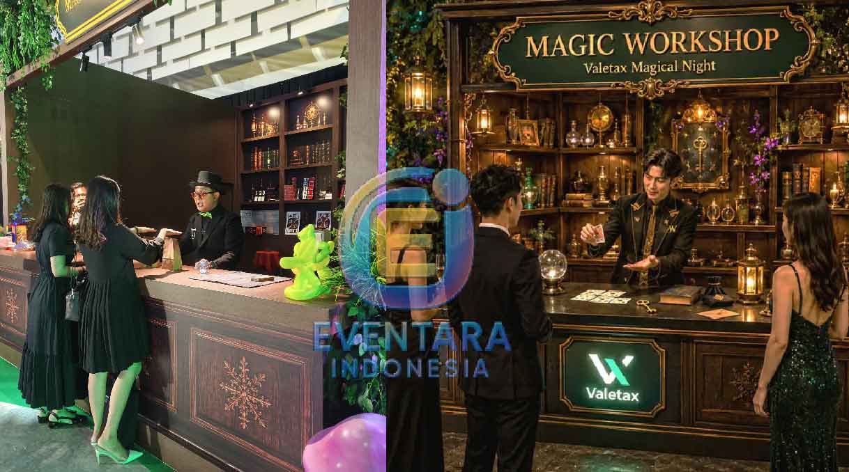 Konsep produksi Valetax Magical Night Gala Dinner Jakarta oleh Eventara Indonesia
