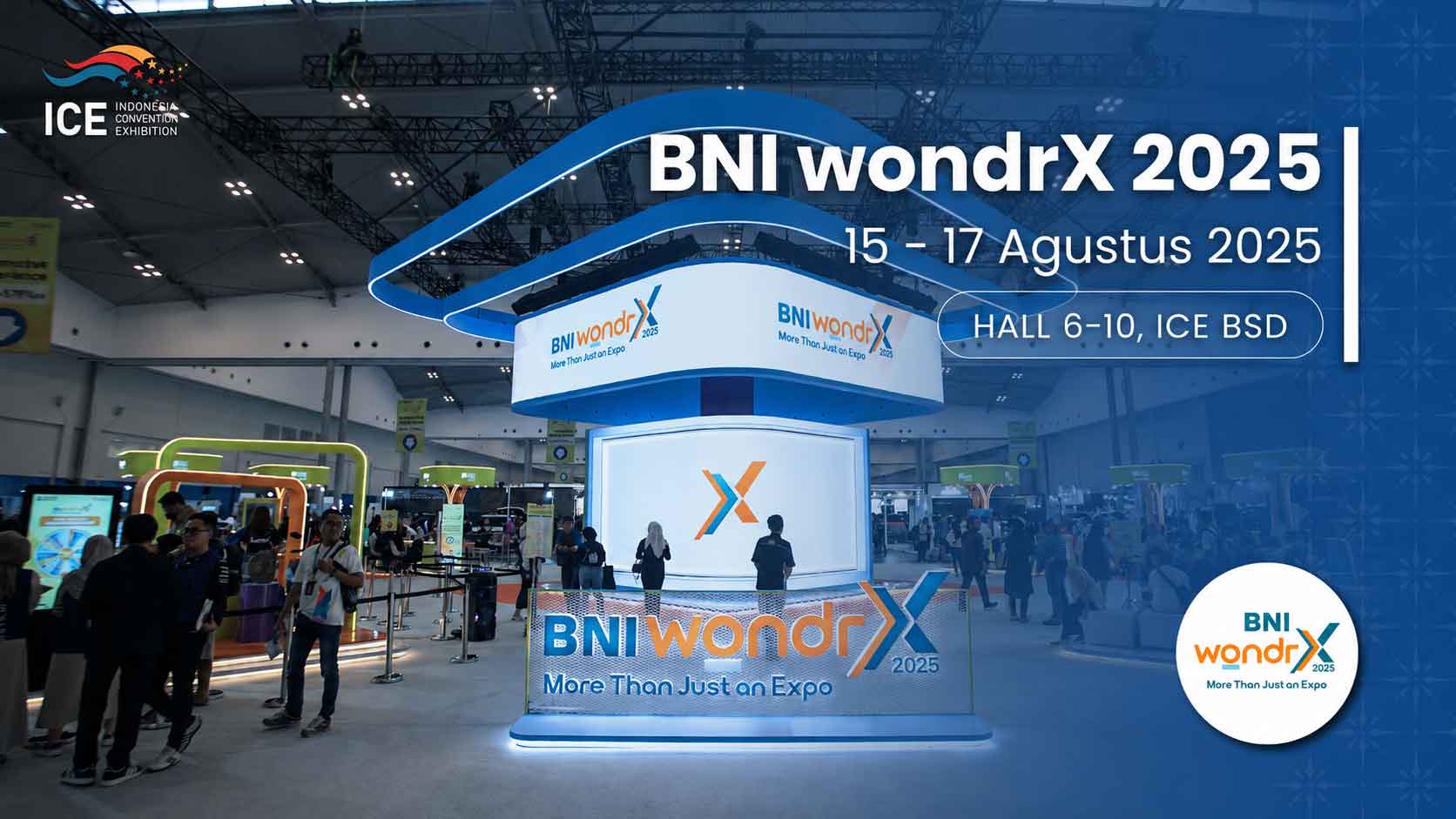 Dokumentasi video BNI wondrX 2025 di ICE BSD