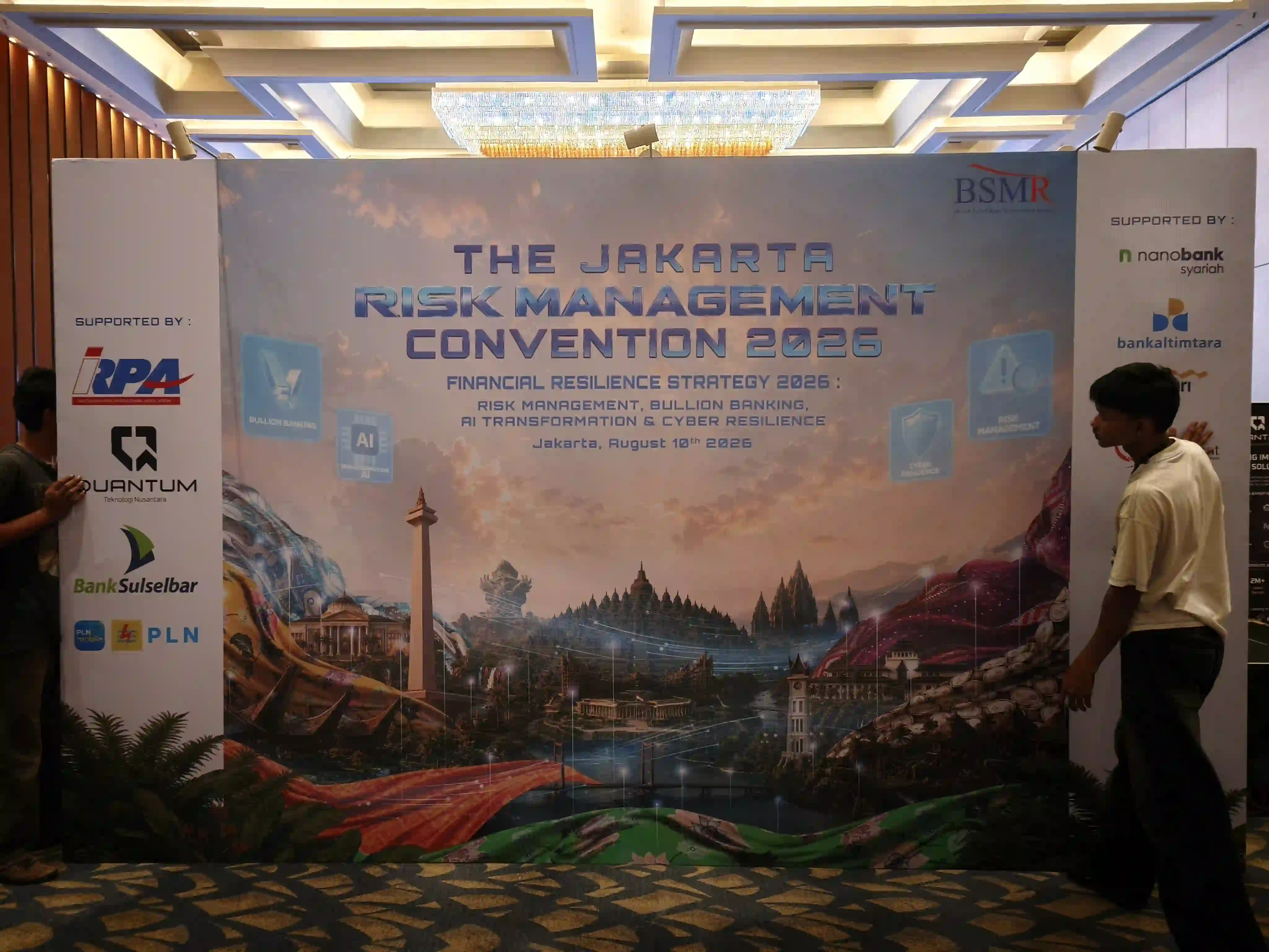 Backdrop Event BSMR bersama Eventara Indonesia
