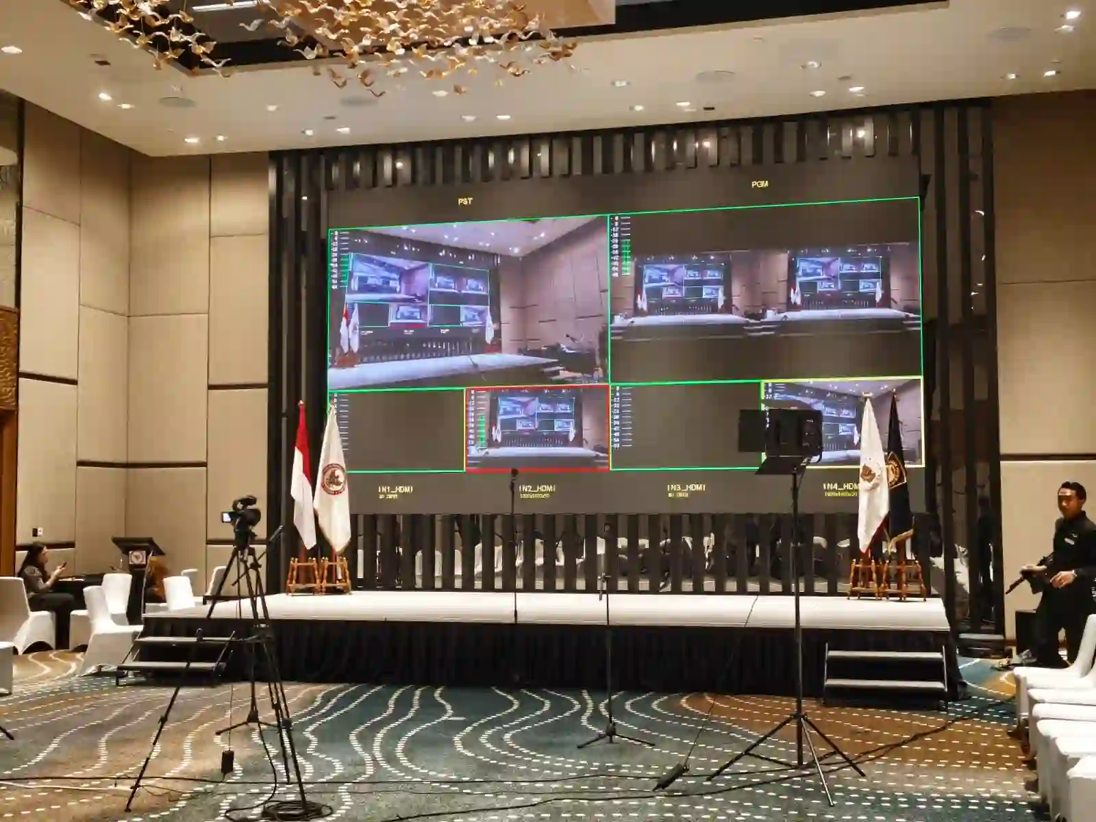 General rehearsal live streaming event di Movenpick oleh Eventara Indonesia