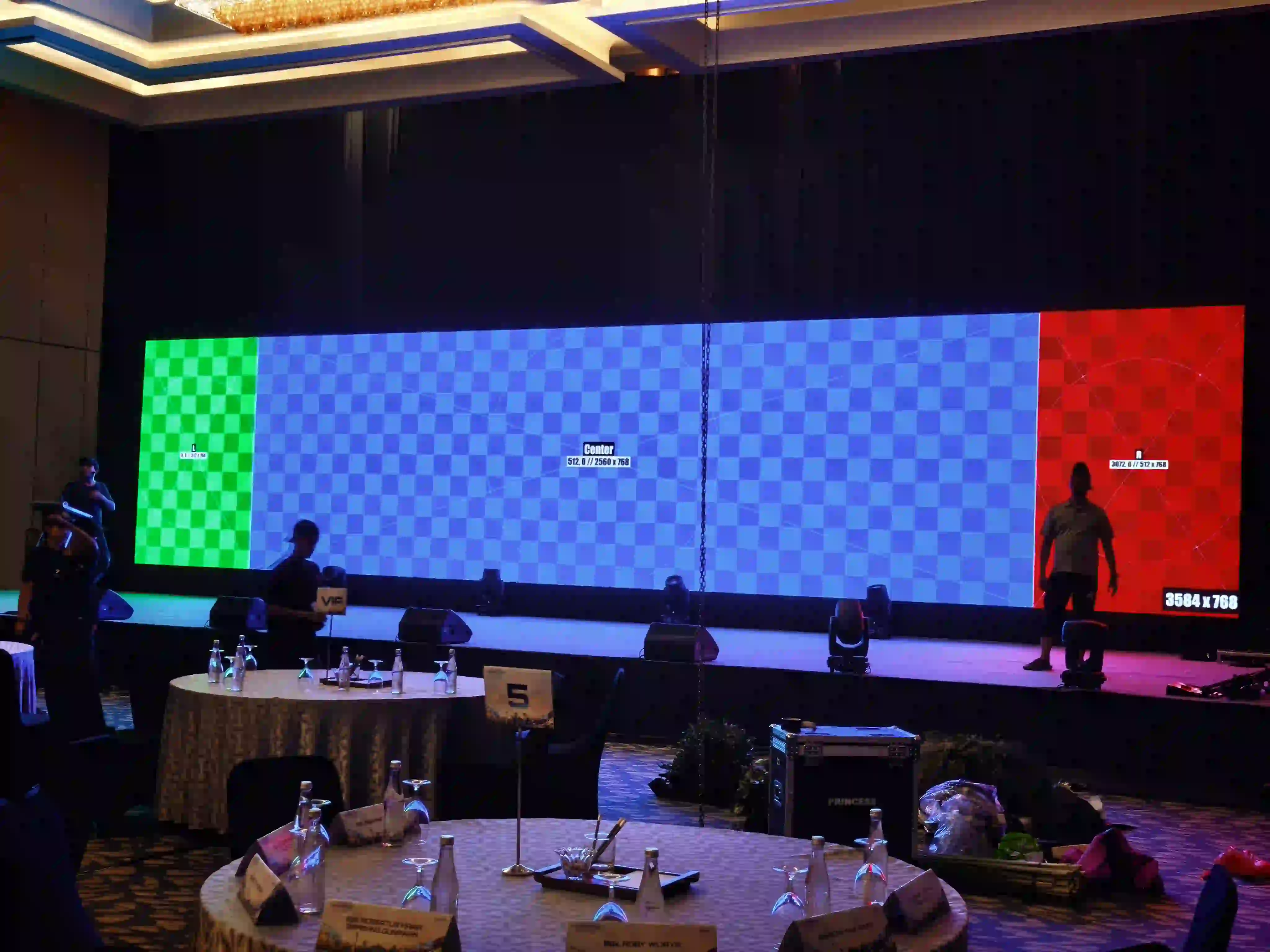 Testing videotron Event BSMR bersama Eventara Indonesia